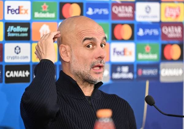 Ahead of Monaco v Manchester City - UEFA Champions League MONACO, MONACO - SEPTEMBER 30: Pep Guardiola, Manager of Manchester City speaks during a press conference, PK, Pressekonferenz ahead of the UEFA Champions League group stage week 2 match against AS Monaco at Stade Louis II in Monaco, Monaco on September 30, 2025. Mustafa Yalcin Anadolu Monaco Monaco. Editorial use only. Please get in touch for any other usage.  Copyright: x2025xAnadoluxMustafaxYalcinx