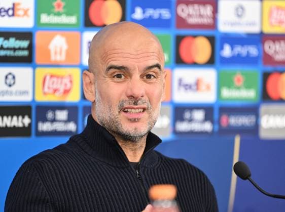 Ahead of Monaco v Manchester City - UEFA Champions League MONACO, MONACO - SEPTEMBER 30: Pep Guardiola, Manager of Manchester City speaks during a press conference, PK, Pressekonferenz ahead of the UEFA Champions League group stage week 2 match against AS Monaco at Stade Louis II in Monaco, Monaco on September 30, 2025. Mustafa Yalcin Anadolu Monaco Monaco. Editorial use only. Please get in touch for any other usage.  Copyright: x2025xAnadoluxMustafaxYalcinx
