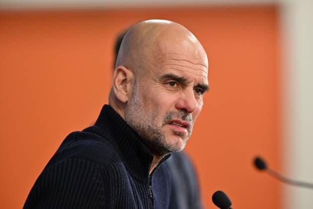 Ahead of Monaco v Manchester City - UEFA Champions League MONACO, MONACO - SEPTEMBER 30: Pep Guardiola, Manager of Manchester City speaks during a press conference, PK, Pressekonferenz ahead of the UEFA Champions League group stage week 2 match against AS Monaco at Stade Louis II in Monaco, Monaco on September 30, 2025. Mustafa Yalcin Anadolu Monaco Monaco. Editorial use only. Please get in touch for any other usage.  Copyright: x2025xAnadoluxMustafaxYalcinx