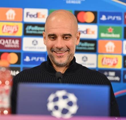 Ahead of Monaco v Manchester City - UEFA Champions League MONACO, MONACO - SEPTEMBER 30: Pep Guardiola, Manager of Manchester City speaks during a press conference, PK, Pressekonferenz ahead of the UEFA Champions League group stage week 2 match against AS Monaco at Stade Louis II in Monaco, Monaco on September 30, 2025. Mustafa Yalcin Anadolu Monaco Monaco. Editorial use only. Please get in touch for any other usage.  Copyright: x2025xAnadoluxMustafaxYalcinx