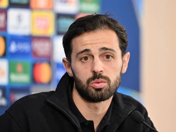 Ahead of Monaco v Manchester City - UEFA Champions League MONACO, MONACO - SEPTEMBER 30: Bernardo Silva of Manchester City speaks during a press conference, PK, Pressekonferenz ahead of the UEFA Champions League group stage week 2 match against AS Monaco at Stade Louis II in Monaco, Monaco on September 30, 2025. Mustafa Yalcin Anadolu Monaco Monaco. Editorial use only. Please get in touch for any other usage.  Copyright: x2025xAnadoluxMustafaxYalcinx