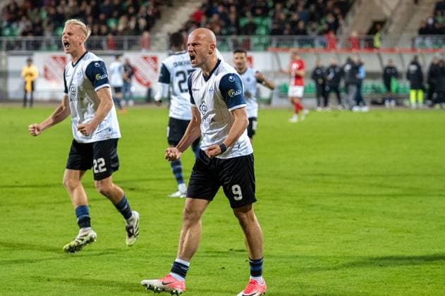 Deutschland: Fussball 3. Liga, 9. Spieltag 2025 2026, TSV Havelse-Waldhof Mannheim am 30.09. in Hannover (Eilenriede-Stadion): Felix Lohkemper (Waldhof Mannheim 9) Torjubel zum 0:2 Copyright: xSvenxHeidmannx