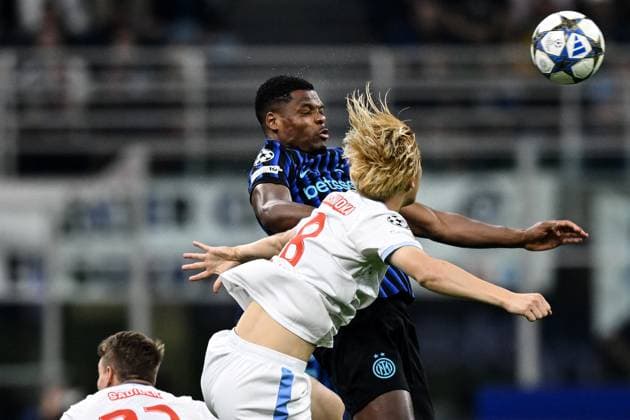 Db Milano 30 09 2025 - Champions League Inter-Slavia Praga foto Daniele Buffa Image nella foto: Denzel Dumfries-Daiki Hashioka 