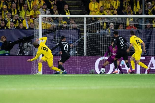 250930 Kasper Hogh of Bodo Glimt during the UEFA Champions League football match between Bodo Glimt and Tottenham on September 30, 2025 in Bodo. Photo: Marius Simensen BILDBYRAN COP 238 MM0044 bbeng football fotball fotboll soccer uefa champions league mesterligaen bodo glimt tottenham hotspur spurs Copyright: MARIUSxSIMENSEN BB250930BB870