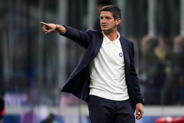FC Internazionale v SK Slavia Praha - UEFA Champions League Cristian Chivu, head coach of FC Internazionale, gestures during the UEFA Champions League 2025 26 league phase football match between FC Internazionale and SK Slavia Praha. Milan Italy Copyright: xNicolòxCampox