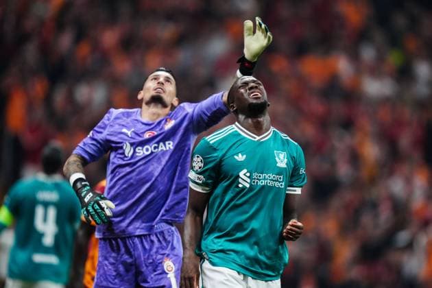 Galatasaray v Liverpool - UEFA Champions League ISTANBUL, TURKIYE - SEPTEMBER 30: Ryan Gravenberch of Liverpool reacts during the UEFA Champions League week 2 match between Galatasaray and Liverpool at RAMS Park in Istanbul, Turkiye, on September 30, 2025. Hakan Akgun Anadolu Istanbul Turkey. Editorial use only. Please get in touch for any other usage.  Copyright: x2025xAnadoluxHakanxAkgunx
