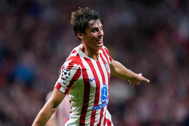 September 30, 2025, Madrid, Madrid, Spain: Robin Le Normand of Atletico de Madrid celebrates a goal during the UEFA Champions League 2025 26 League Phase MD2 match between Atletico de Madrid and Eintracht Frankfurt at Riyadh Air Metropolitano on September 30, 2025, in Madrid, Spain. Madrid Spain - ZUMAa181 20250930_zaa_a181_229 Copyright: xDennisxAgyemanx