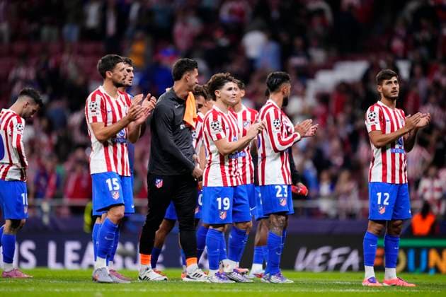 Atletico de Madrid v Eintracht Frankfurt - UEFA Champions League 2025 26 League Phase MD2 Julian Alvarez centre-forward of Atletico de Madrid and Argentina celebrates after scoring his sides second goal during the UEFA Champions League 2025 26 League Phase MD2 match between Atletico de Madrid and Eintracht Frankfurt at Estadio Metropolitano on September 30, 2025 in Madrid, Spain. Madrid Spain  Copyright: xJosexBretonx originalFilename:bretonhernandez-atletico250930_npl4i.jpg