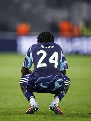 MARSEILLE - Jorthy Mokio of Ajax after the UEFA Champions League match between Olympique Marseille and Ajax at the Stade Velodrome on September 30, 2025, in Marseille, France. ANP MAURICE VAN STEEN xVIxANPxSportx xxANPxIVx 537979545 originalFilename: 537979545.jpg