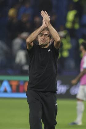CALCIO - UEFA Champions League - Atalanta BC vs Club Brugge KV Ivan Juric Head Coach of Atalanta BC celebrate the victory at the end of Atalanta BC vs Club Brugge, Chanpions League 2025-26 League phase, Matchday 2Â°, game at New Balance Arena in Bergamo (BG), Italy, on September 30, 2025. Bergamo Italy  Copyright: xIPAxSport ABACAx