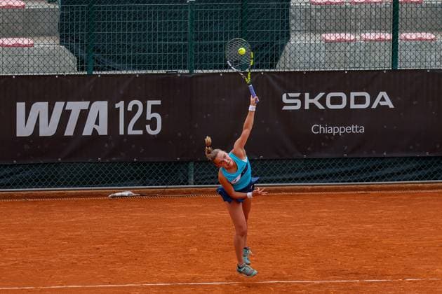 Sara Bejlek during the Internazionali di Calabria 2025 WTA, Tennis Damen 125 tennis match at Chiappetta Village, Rende (Cosenza), Italy.  Copyright: xFrancescoxFarina IPAxSportx xipa-agency.netx xx IPA_66000542 IPA_Agency_IPA66000542