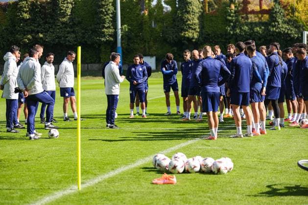 PXL_GNK Dinamo training GNK Dinamo training at Maksimir stadium in Zagreb, Croatia on 01. October 2025 before UEFA Europa league match with Maccabi Tel Aviv FC.  GoranxStanzl PIXSELL