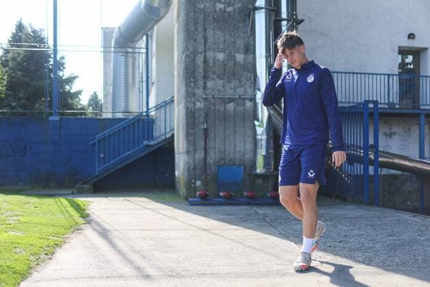 PXL_GNK Dinamo training GNK Dinamo training at Maksimir stadium in Zagreb, Croatia on 01. October 2025 before UEFA Europa league match with Maccabi Tel Aviv FC. Leon Jakirovic  GoranxStanzl PIXSELL