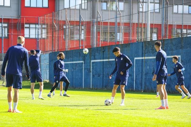 PXL_GNK Dinamo training GNK Dinamo training at Maksimir stadium in Zagreb, Croatia on 01. October 2025 before UEFA Europa league match with Maccabi Tel Aviv FC.  GoranxStanzl PIXSELL