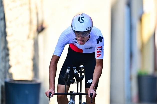 Women U23 ITT UEC 2025 Road European Championship, EM, Europameisterschaft 01.10.2025 Frauen U23 Einzelzeitfahren 01.10.2025 Straßenradsport-Europameisterschaften 2025, UEC 2025 Road European Championship, EM, Europameisterschaft Drome-Ardeche in Frankreich