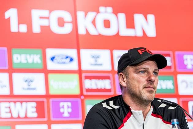 1. FC Köln Pressekonferenz; 01.10.2025 Lukas Kwasniok (Trainer 1. FC Köln) Pressekonferenz 1. FC Köln; RheinEnergiestadion, 01.10.2025 Copyright: xBEAUTIFULxSPORTS Wunderlx