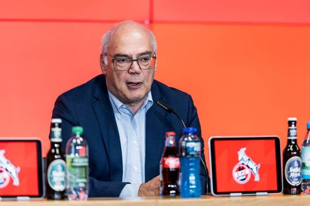 Cologne Cup25 Pressekonferenz; 01.10.2025 Dirk Brennecke (Geschäftsführer Fußball-Verband Mittelrhein) Pressekonferenz Cologne Cup25; RheinEnergiestadion, 01.10.2025 Copyright: xBEAUTIFULxSPORTS Wunderlx