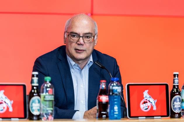 Cologne Cup25 Pressekonferenz; 01.10.2025 Dirk Brennecke (Geschäftsführer Fußball-Verband Mittelrhein) Pressekonferenz Cologne Cup25; RheinEnergiestadion, 01.10.2025 Copyright: xBEAUTIFULxSPORTS Wunderlx