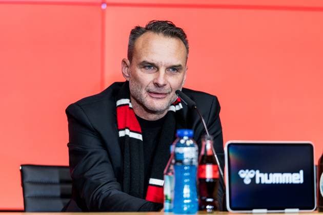 Cologne Cup25 Pressekonferenz; 01.10.2025 Holger Kirsch (Präsident Viktoria Köln) Pressekonferenz Cologne Cup25; RheinEnergiestadion, 01.10.2025 Copyright: xBEAUTIFULxSPORTS Wunderlx
