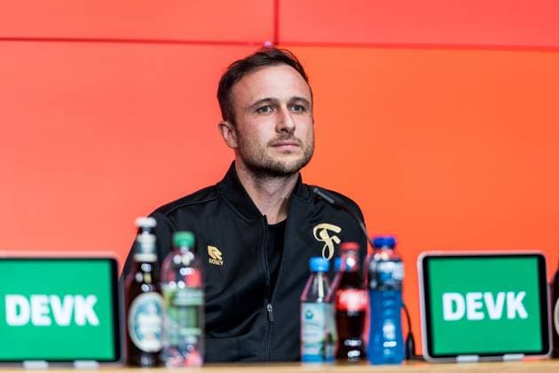 Cologne Cup25 Pressekonferenz; 01.10.2025 Niklas Müller (Geschäftsführer Fortuna Köln) Pressekonferenz Cologne Cup25; RheinEnergiestadion, 01.10.2025 Copyright: xBEAUTIFULxSPORTS Wunderlx