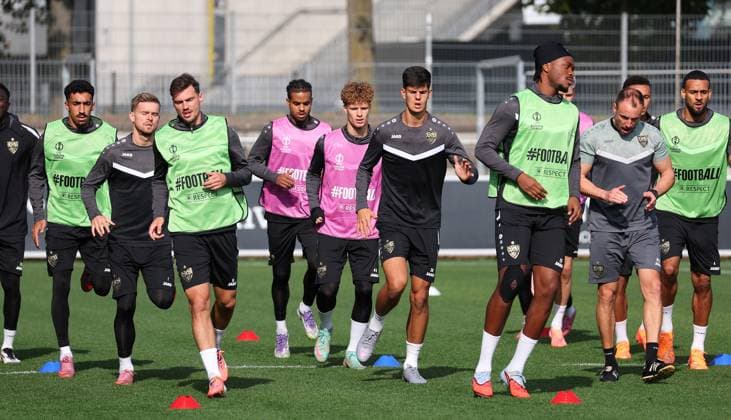 01.10.2025, Deutschland, Stuttgart, Fußball UEFA Europa League, Saison 2025 2026, VfB Stuttgart Training, Chema Andres