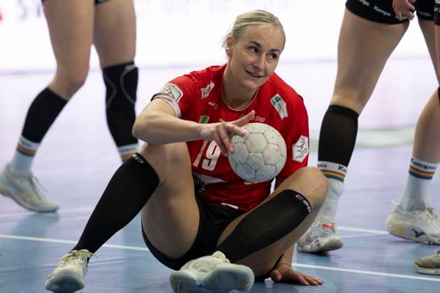 Handball Bundesliga Frauen, Saison 2025 2026 SV Union Halle-Neustadt vs.VfL Oldenburg Halle, Deutschland 01.Oktober 2025: Im Bild:Lea Gruber (Halle) Halle Saale SWH Arena Sachsen-Anhalt Deutschland