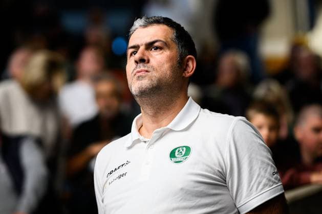 Goeppingen: DHB-Pokal - 25 26 - Frisch Auf Goeppingen - SC DHfK Leipzig Geschäftsführer Karsten Günther Goeppingen EWS Arena Baden-Württemberg Deutschland