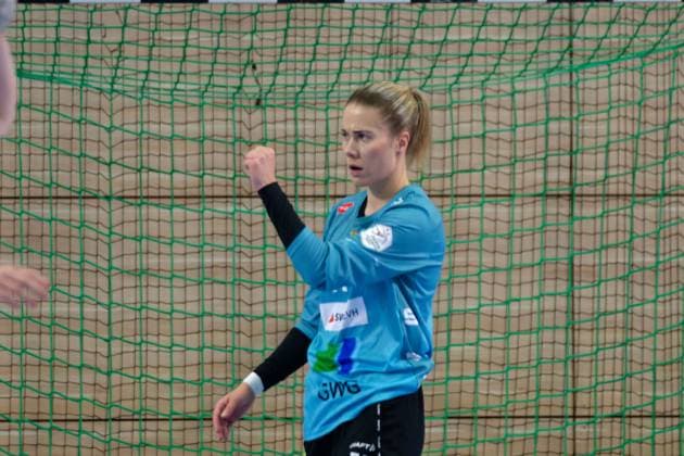 Ela Szott (Halle, 71), SV Union Halle-Neustadt vs. VfL Oldenburg, Handball Bundesliga Frauen, Saison 2025 26, 4. Spieltag, 01.10.2025 Halle SWH Arena Sachsen-Anhalt Deutschland