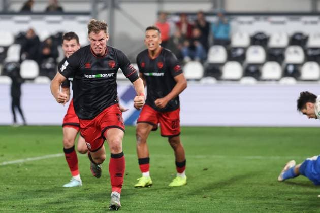 3. Liga; SC Verl - FC Ingolstadt 04; Ausgleich 2:2 Tor Jubel Treffer Simon Lorenz (32, FCI) Jonas Scholz (15, FCI) Marcel Costly (22, FCI) 3. Liga - FC Ingolstadt 04 Saison 2025 2026 SC Verl