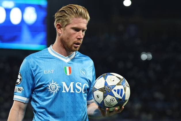Napoli™s Kevin De Bruyne during the UEFA Champions League football match between Napoli vs Sporting - Champions League 2025 2026 - Diego Armando Maradona stadium October 01, 2025 Naples, Italy soccer  Copyright: xAlessandroxGarofalo LaPressex