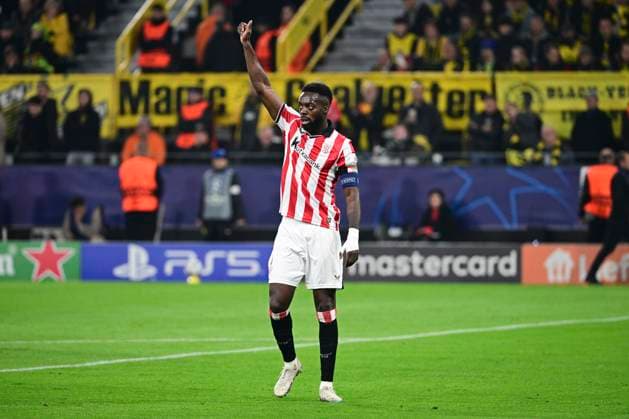 Inaki Williams Arthuer 9 (Athletic Bilbao), Borussia Dortmund vs. Athletic Club de Bilbao , Fussball, Champions League, Gruppenphase, Matchday 2, 01.10.2025 Dortmund Nordrhein-Westfalen Deutschland