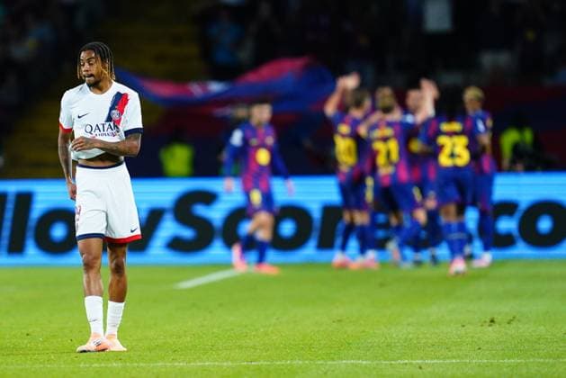 UEFA Champions League match, between FC Barcelona, Barca and Paris Saint Germain PSG, Lluis Companys Stadium on October 1, 2025 in Barcelona, Spain. (Photo by Bagu Blanco PRESSIN).. Copyright: xBaguxBlancox xPRESSINx