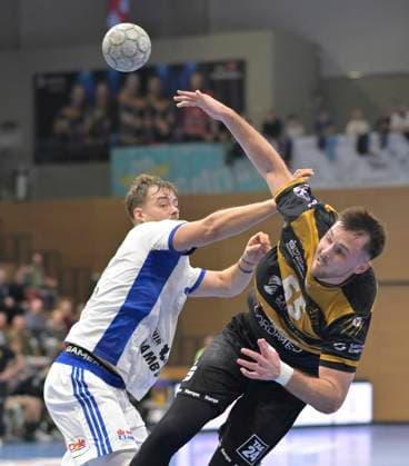 01.10.2025, Dresdens Timo Löser erfolgreich, HC Elbflorenz Dresden - HSV Hamburg, Handball, DHB-Pokal, HC Elbflorenz Dresden - VfL Lübeck-Schwartau, (c) Dresden