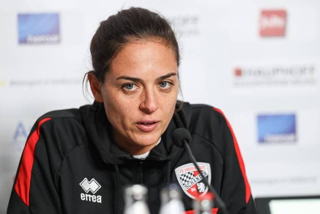 3. Liga; SC Verl - FC Ingolstadt 04; Pressekonferenz Cheftrainerin Sabrina Wittmann (FCI) Interview 3. Liga - FC Ingolstadt 04 Saison 2025 2026 SC Verl