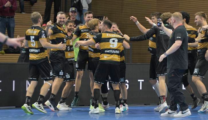 01.10.2025, Sieg, HC Elbflorenz Dresden - HSV Hamburg, Handball, DHB-Pokal, HC Elbflorenz Dresden - VfL Lübeck-Schwartau, (c) Dresden