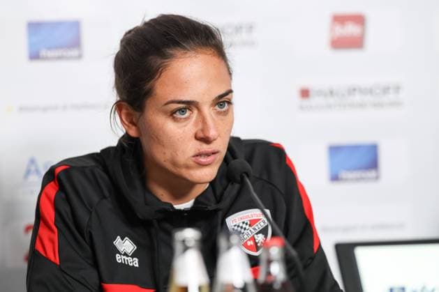 3. Liga; SC Verl - FC Ingolstadt 04; Pressekonferenz Cheftrainerin Sabrina Wittmann (FCI) Interview 3. Liga - FC Ingolstadt 04 Saison 2025 2026 SC Verl