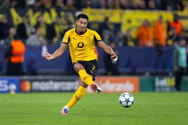 01.10.2025, UEFA Champions League, 2. Spieltag, Borussia Dortmund - Athletic Club Bilbao, Jobe Bellingham (Borussia Dortmund), Dortmund Signal Iduna Park NRW Deutschland xRHR-FOTO DEx Copyright: DennisxEwert RHR-FOTOx RHR-FOTO DE