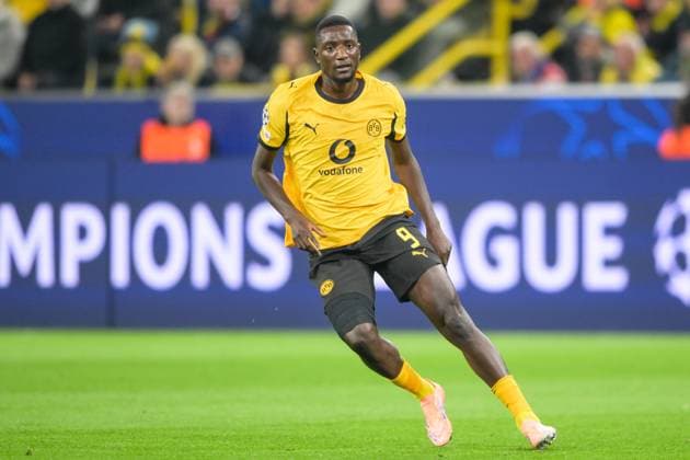 Fußball, Championsleague, 20251001, BV Borussia Dortmund - Athletic Bilbao. Im Bild Serhou GUIRASSY (Dortmund, 9). Dortmund Signal Iduna Park Nordrhein-Westfalen Deutschland Copyright: Passion2Press MarkusxFischerx