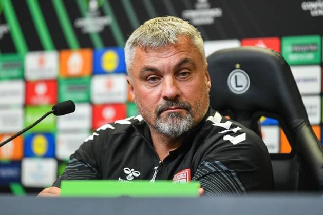 WARSZAWA 01.10.2025 KONFERENCJA PRASOWA PRZED MECZEM LIGI KONFERENCJI EUROPY LEGIA WARSZAWA - SAMSUNSPOR --- press conference, PK, Pressekonferenz BEFORE UEFA EUROPA CONFERENCE LEAGUE MATCH IN WARSAW THOMAS REIS FOT. JACEK PRONDZYNSKI FOTOPYK NEWSPIX.PL --- newspix.pl POLAND OUT! 