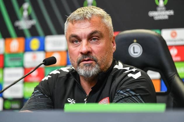 WARSZAWA 01.10.2025 KONFERENCJA PRASOWA PRZED MECZEM LIGI KONFERENCJI EUROPY LEGIA WARSZAWA - SAMSUNSPOR --- press conference, PK, Pressekonferenz BEFORE UEFA EUROPA CONFERENCE LEAGUE MATCH IN WARSAW THOMAS REIS FOT. JACEK PRONDZYNSKI FOTOPYK NEWSPIX.PL --- newspix.pl POLAND OUT! 