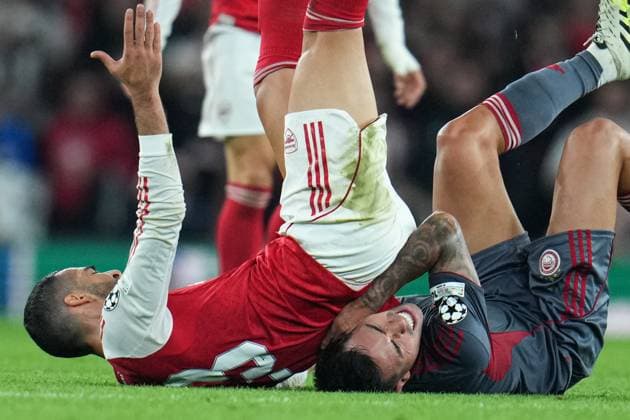 UEFA Champions League Arsenal v Olympiakos FC during the UEFA Champions League match Arsenal vs Olympiakos FC at Emirates Stadium, London, United Kingdom, 1st October 2025 (Photo by Harvey Murphy News Images) Copyright: xHarveyxMurphy NewsxImagesx