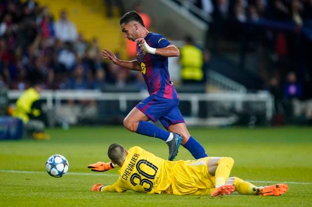 ESP: FC Barcelona, Barca v Paris Saint Germain. UEFA Champions League. Matchday 2. Ferran Torres of FC Barcelona during the UEFA Champions League match, between FC Barcelona and Paris Saint Germain PSG, Lluis Companys Stadium on October 1, 2025 in Barcelona, Spain. kpng Copyright: xSergioxRuizx xPRESSINx PS_2501001_BAR_PSG_2526_019
