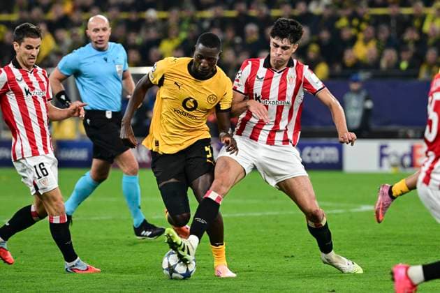 Serhou Guirassy 9 (Borussia Dortmund), Borussia Dortmund vs. Athletic Club de Bilbao , Fussball, Champions League, Gruppenphase, Matchday 2, 01.10.2025 Dortmund Nordrhein-Westfalen Deutschland