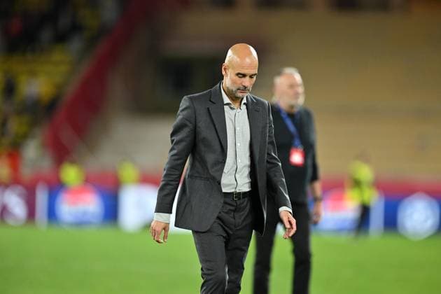 Monaco v Manchester City - UEFA Champions League MONACO, MONACO - OCTOBER 01: Head coach of Manchester City, Pep Guardiola at the end of the UEFA Champions League week 2 match between Monaco and Manchester City at Stade Louis II in Monaco, Monaco on October 01, 2025. Mustafa Yalcin Anadolu Monaco Monaco. Editorial use only. Please get in touch for any other usage.  Copyright: x2025xAnadoluxMustafaxYalcinx