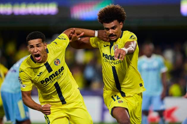 Villarreal CF v Juventus - UEFA Champions League 2025 26 League Phase MD2 VILLARREAL, SPAIN - OCTOBER 01: Renato Veiga of Villarreal CF celebrates after scoring his team s second goal during the UEFA Champions League 2025 26 League Phase MD2 match between Villarreal CF and Juventus at Estadio de la Ceramica on October 01, 2025 in Villarreal, Spain. (Photo by Jose Torres Photo Players Images Magara Press) Villarreal Estadio de la Ceramica Spain Copyright: xJosexTorresx