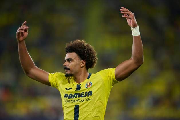 UEFA Champions League 2025 26 League Phase MD2 Renato Palma Veiga of Villareal CF seen in action during the UEFA Champions League 2025 26 League Phase MD2 match between Villareal CF and Juventus FC at Estadio de la Ceramica, (Villareal ) on September 30, 2025. Villareal Estadio de la Ceramica Castellon Spain Copyright: xVicentexVidalx