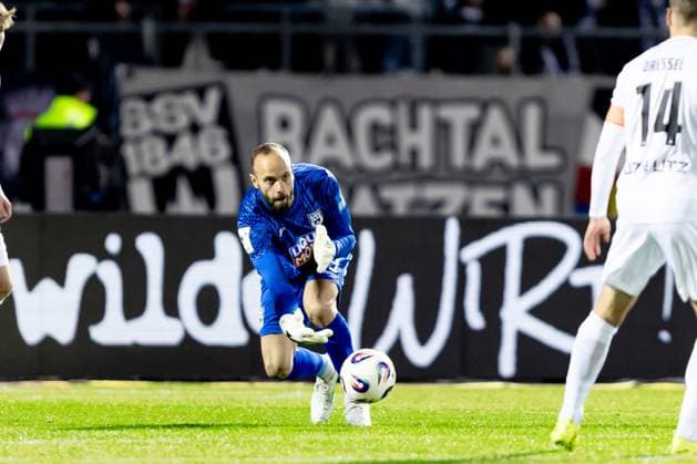 Fussball, Saison 2025 2026, 3. Liga, Donaustadion Ulm, 9. Spieltag, SSV Ulm 1846 Fußball - 1. FC Schweinfurt 05, 01.10.2025 01.10.2025, Fussball, Saison 2025 2026, 3. Liga, Donaustadion Ulm, 9. Spieltag, SSV Ulm 1846 Fußball - 1. FC Schweinfurt 05, 39 Christian Ortag (SSV Ulm 1846 Fußball) Foto: Lucca Fundel Ulm Donaustadion Baden-Württemberg Deutschland