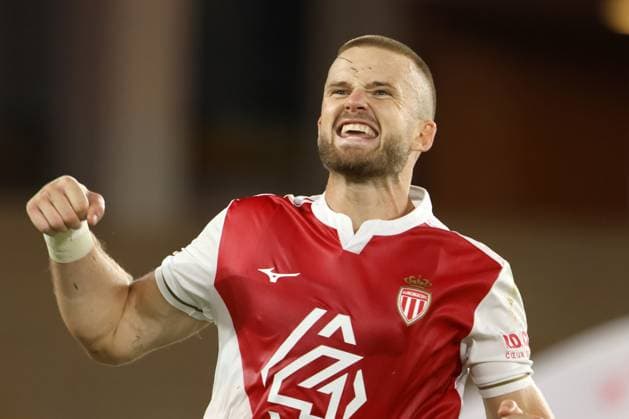 ERIC DIER, Monaco, Champions League, 2025-26, Monaco vs Manchester City 2-2, 01-10-2025, Esultanza, Celebration, Jubel CHAMPIONS LEAGUE 2025-26 MONACO-MANCHESTER CITY 2-2