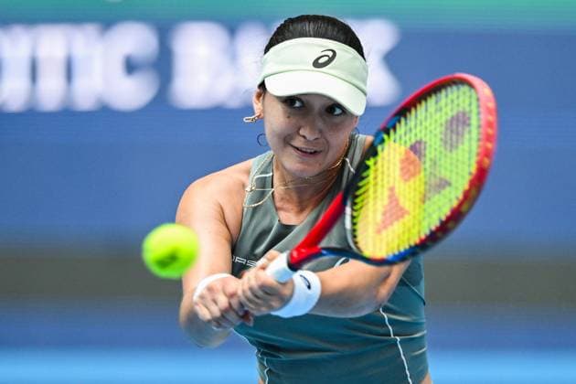 BEIJING, CHINA - OCTOBER 02: Eva Lys of Germany competes in the Women s Singles Quarterfinal match against Coco Gauff of the United States on day 11 of the 2025 China Open at the National Tennis Center on October 2, 2025 in Beijing, China.  Copyright: xVCGx 111594626627