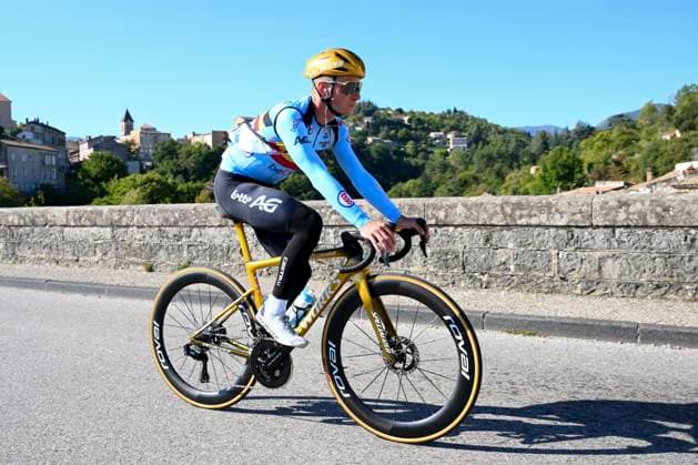 UEC 2025 Road European Championship, EM, Europameisterschaft Drome-Ardeche Media Activities 02 10 2025 LORIOL-SUR-DROME, FRANCE - OCTOBER 02 : Evenepoel Remco (Belgium) pictured during a training session ahead of the Men Elite cycling road race of the 2025 UEC Road European Championship Drome-Ardeche 10th edition an UCI Continental Championships cycling race on October 2, 2025 in Loriol-sur-Drome, France, 02 10 2025 Loriol-sur-Drome France  Copyright: xVincentxKalutx